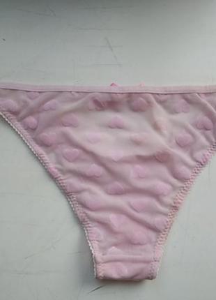 Трусики стринги размер m сердечки