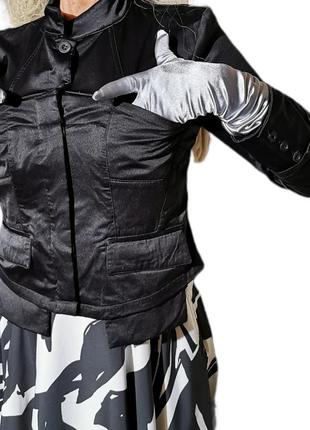 Асимметричный пиджак жакет kas стойка короткий куртка авангард3 фото