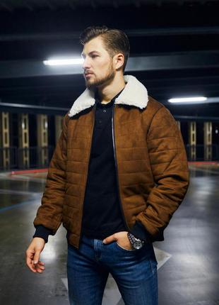Куртка мужская стеганная куртка замшевая куртка зима
