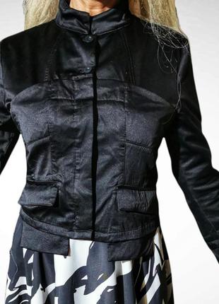 Асимметричный пиджак жакет kas стойка короткий куртка авангард3 фото
