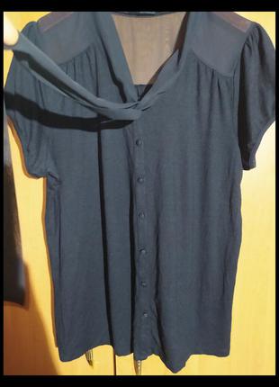 Блузка віскоза з бантом3 фото