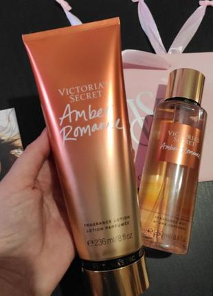 Парфумированный лосьон amber romance 💕victorias secret виктория сикрет вікторія сікрет оригинал