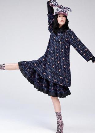Юбка kenzo h&m 100% шёлк
