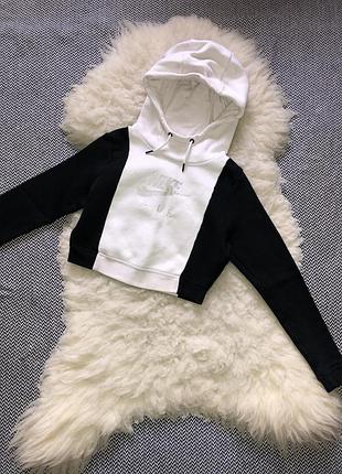 Кофта худі укорочена nike оригінал фліс лого