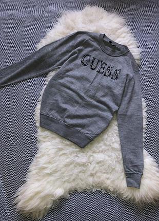 Шерстяной свитер кофта guess оригинал шерсть лого 3