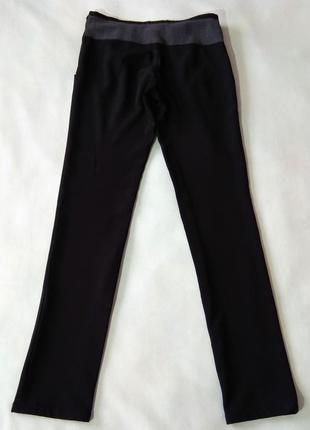 Черные брюки с серым поясом р. s2 фото