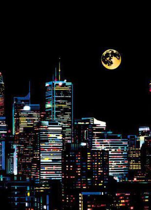 Скретч- картина, гравюра, гратаж, царапанка канада