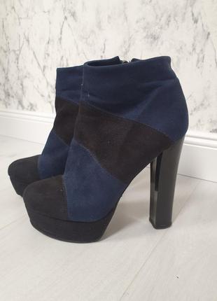 Знижки до -20 !!! замшеві ботильйони осінні