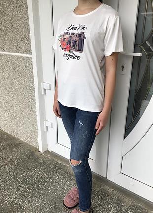 Комплект жіночі джинси amisu jeans co та жіноча футболочка