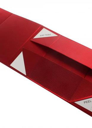 Итальянские подарочные сборные коробки картонные 23*16*10 cм красные (упаковка 2 шт)2 фото