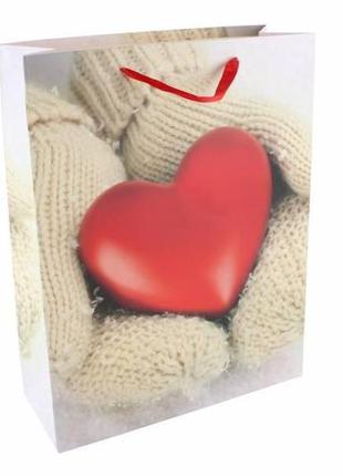Подарункові пакети "tender hearts" (s) 24*18*8,5 см (упаковка 12 шт)