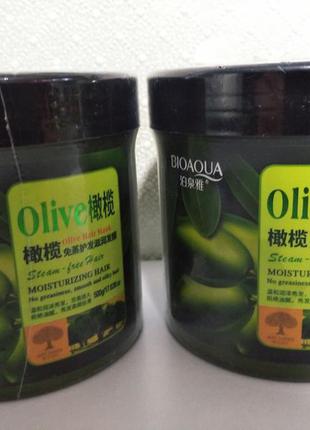 Маска для волосся bioaqua з оливковою олією1 фото
