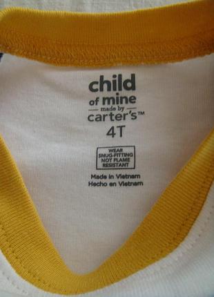 Пижамка carters 4