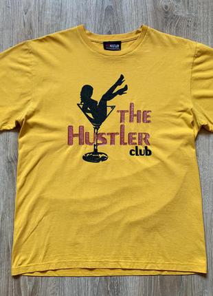 Мужская редкая винтажная хлопковая футболка с принтом hustler vintage2 фото