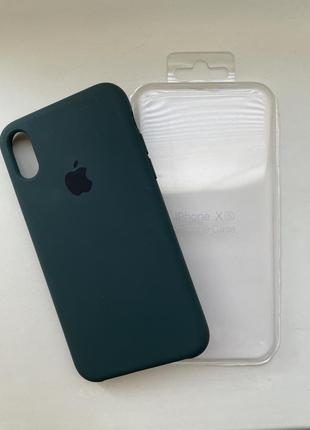 Силіконовий чохол на iphone x/xs