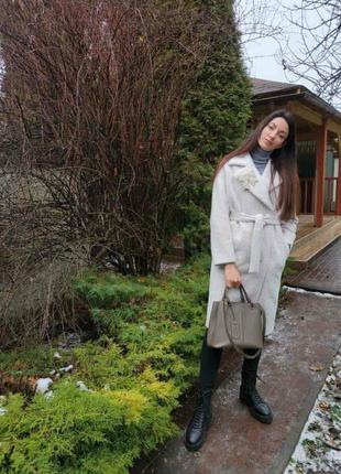 Тёплое пальто осень-зима 2021