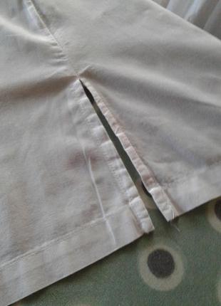 Блузка ,сорочка ,туничка біла бавовняна в етно стилі бохо тсм tchibo батал7 фото
