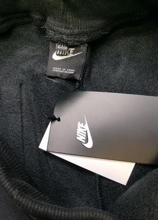 Зимові чорні дуже теплі спортивні штани nike нова модель 2022 року2 фото