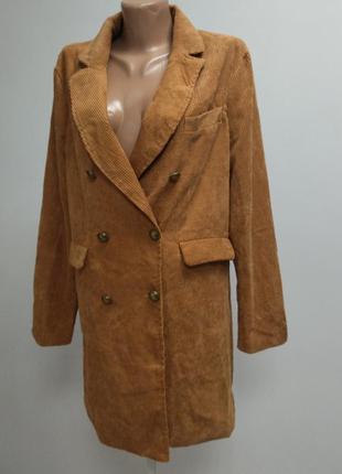 Стильное пальто удлиненный пиджак , р. м, замеры на фото3 фото
