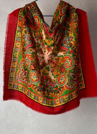 Кашемировый турецкий платок1 фото