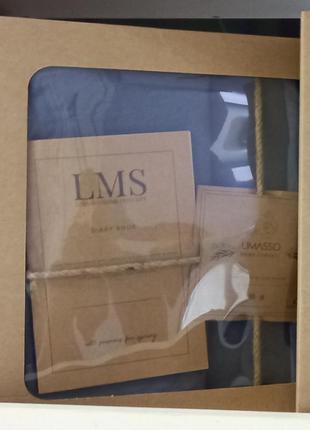 Полуторний сімейний комплект варений бавовна постільної білизни в коробці limasso "dressblue" полуторний сімейний комплект постільної білизни2 фото