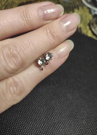 Серьги гвоздики с ушком для моделирования