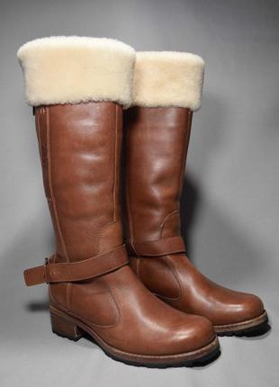 Ugg australia langley waterproof чоботи черевики уггі зимові овчина цигейка. оригінал. 37 р./23.5 див.2 фото
