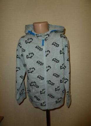 Marks&spencer трикотажна кофта на блискавці, толстовка на 7-8 років