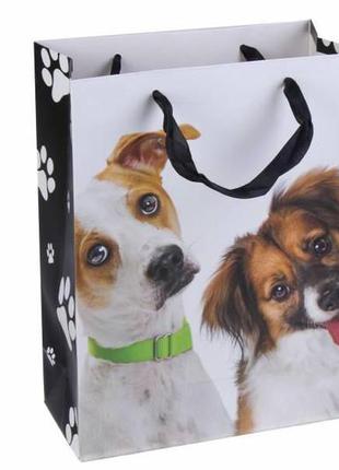 Подарункові пакети "собаки" 24*18*8,5 см (упаковка 12 шт)