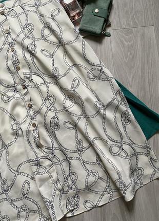 Нарядная юбка батал миди с карманами marks & spenser5 фото