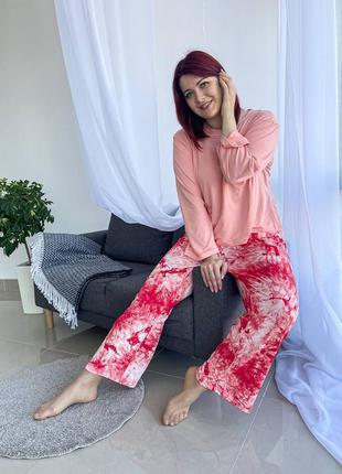 Домашняя одежда пижама хлопок кофта со штанами6 фото