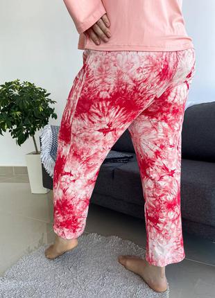 Домашняя одежда пижама хлопок кофта со штанами5 фото