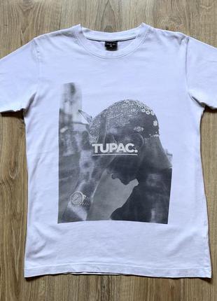 Мужская ретро хлопковая футболка с принтом тупака vintage tupac 2pac mister tee10 фото