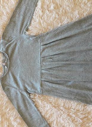 Весеннее серое платье на девочку 2