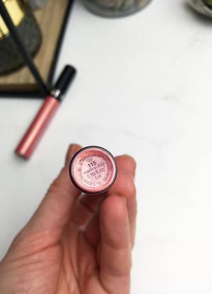 Рідка помада блиск для губ sephora cream lip stain metal відтінок 115 металік4 фото