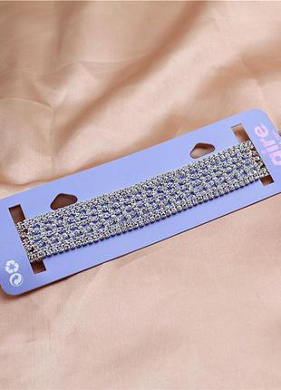 Брендовая бижутерия колье чокер с кристаллами купить недорого4 фото