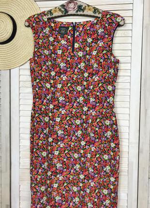 Винтажное шелковое платье в цветочный принт laura ashley шелк винтаж8 фото