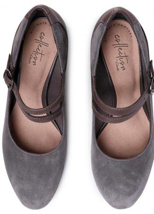 Р.38,39,39.5,40 clarks женские кожаные туфли  оригинал5 фото