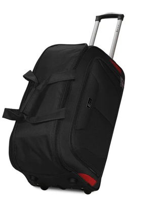 Чемодан сумка на колесах fly 2611 малая 55х32х29 см 50 л черная