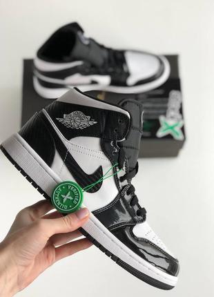 Jordan 1 mid cardon fiber кроссовки