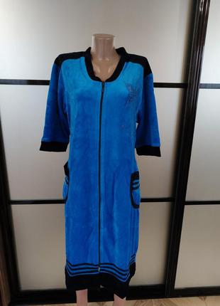 Жіночий велюровий халат ,код 2012,пр-під туреччина ,в наявності кольори та розміри,