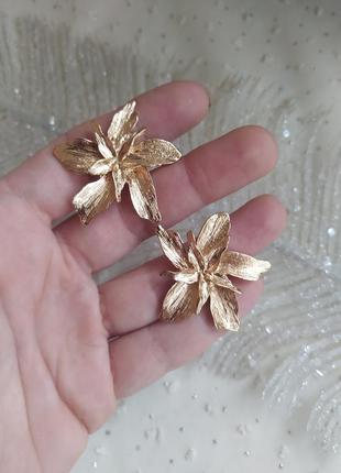 Сережки квіти, сережки квіти5 фото