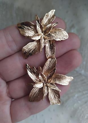 Сережки квіти, сережки квіти7 фото