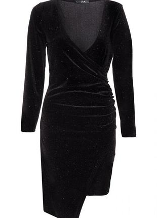 Брендове ошатне чорне плаття quiz4 фото
