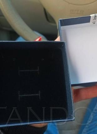 Подарочные коробочки для бижутерии 7,5*7,5*4 см синие (упаковка 12 шт)4 фото