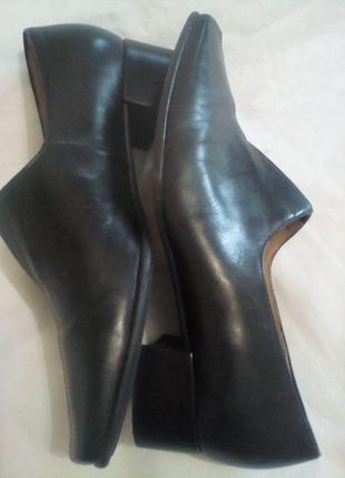 Стильные женские кожаные туфли gabor 37 размер 4.53 фото