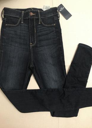 Hollister джинсы высокая талия, р. xs-xxs3 фото
