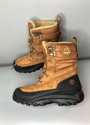 Зимние термо-ботинки сапоги с протектором timberland rime ridge hiking boot для треккинга хайкинга2 фото