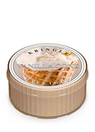 Ароматическая свеча kringle candle vanilla cone1 фото