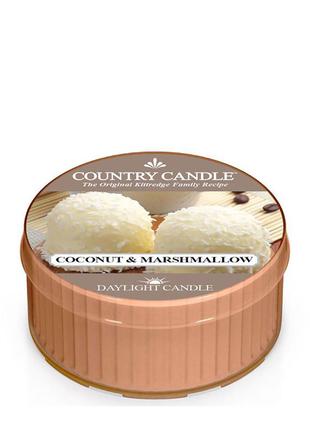 Ароматическая свеча country candle coconut and marshmallow
